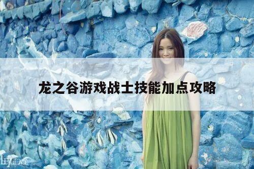 龙之谷游戏战士技能加点攻略