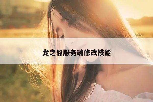 龙之谷服务端修改技能